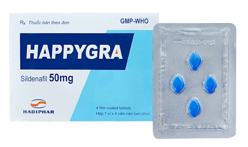 HappyGra 50mg <br style="font-size:20px !important">90.000đ<br>Hộp 1 Vỉ 4 viên